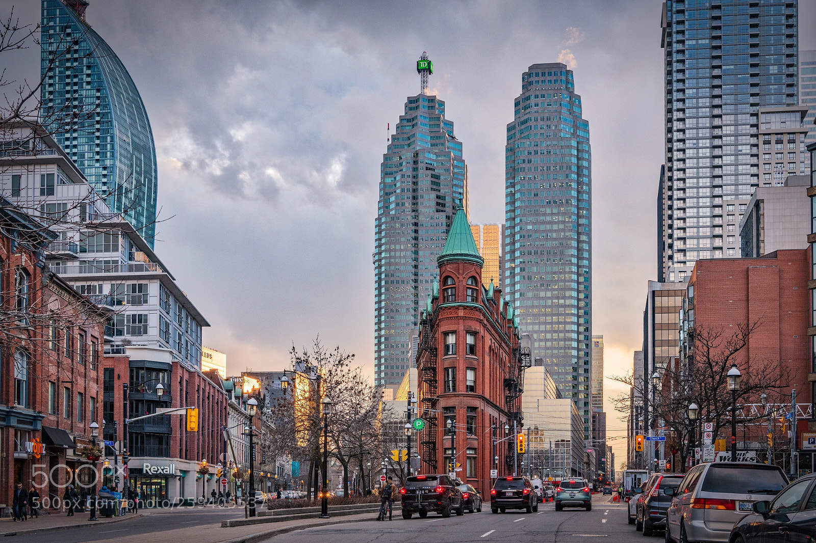 Nikon D850 sample photo. Toronto's iconic corner photography