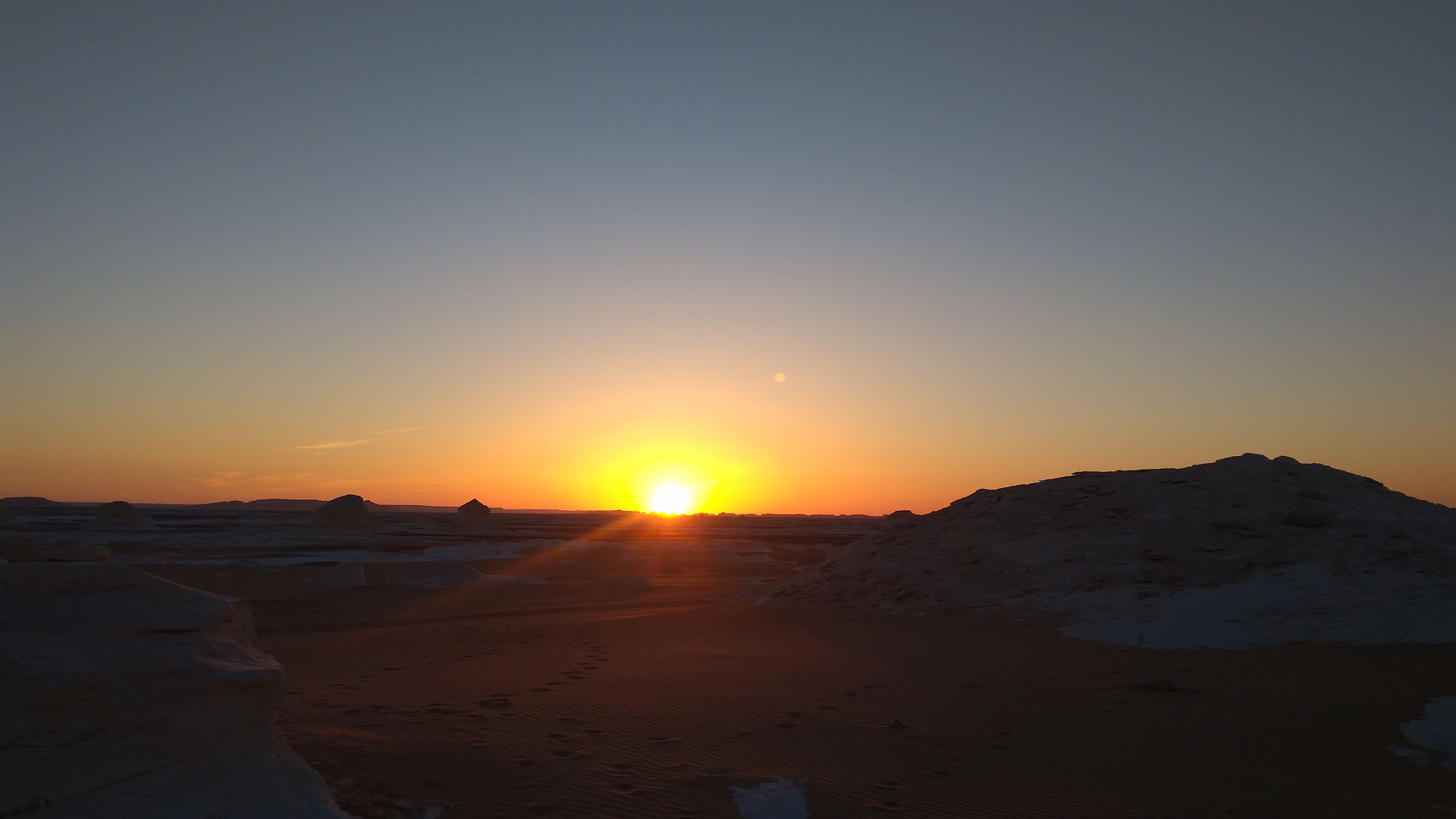 Lenovo K6 NOTE sample photo. Sunset , white desert, egypt photography