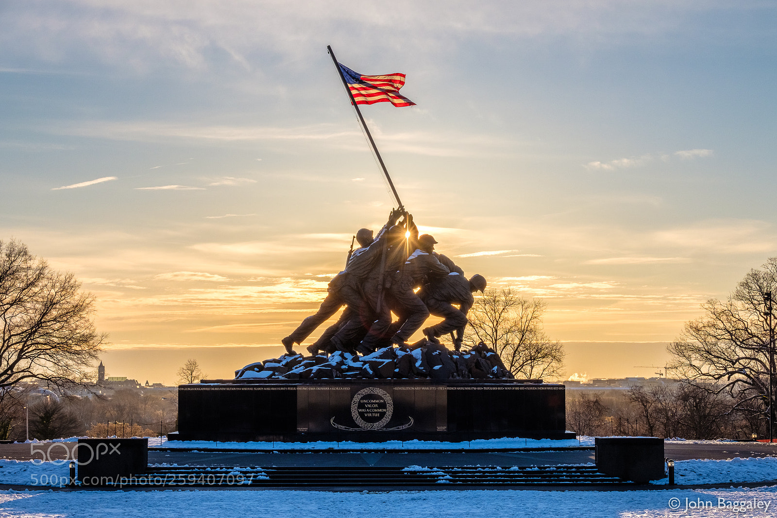Fujifilm X-T2 sample photo. Marine corps war memorial photography