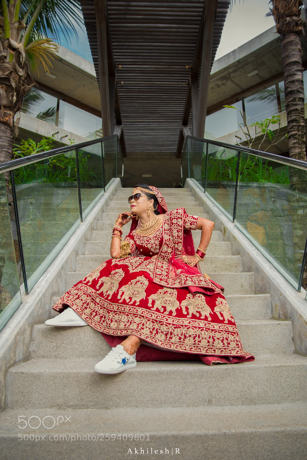 Nikon D610 sample photo. Anu on her wedding photography