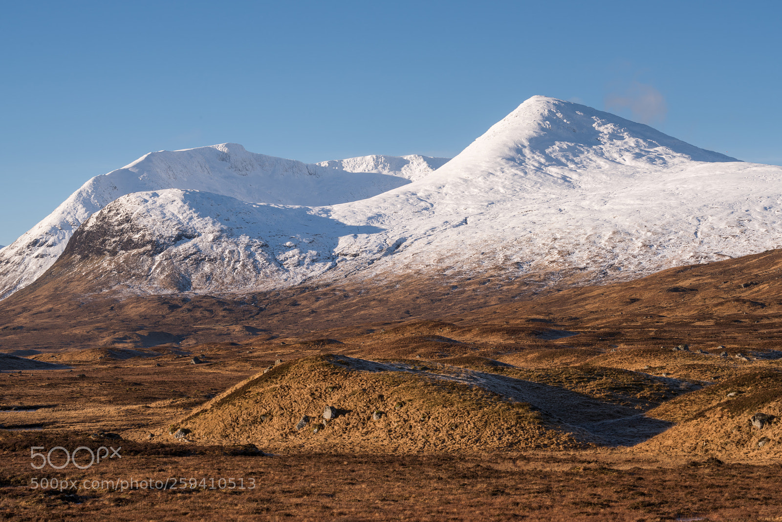 Nikon D810 sample photo. Rannoch moor & black mount #1 photography