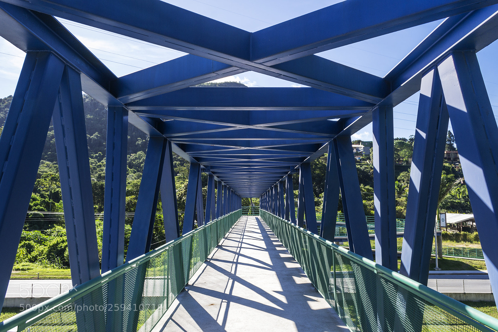 Nikon D3100 sample photo. Pedestrian overpass during the photography