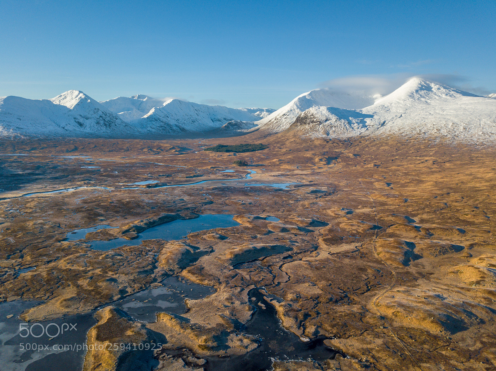 DJI FC220 sample photo. Rannoch moor #3 photography