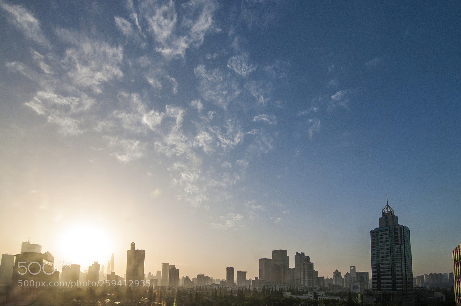 Nikon D90 sample photo. Morning shanghai photography