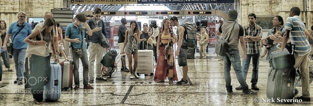 Sony a7R sample photo. Passengers photography
