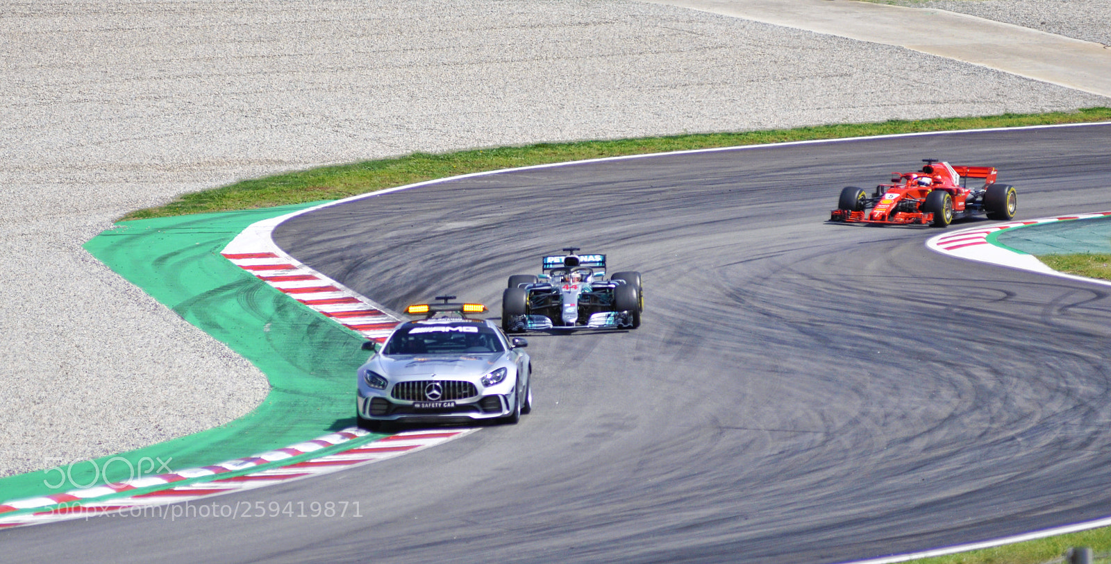 Nikon D90 sample photo. Safety car photography