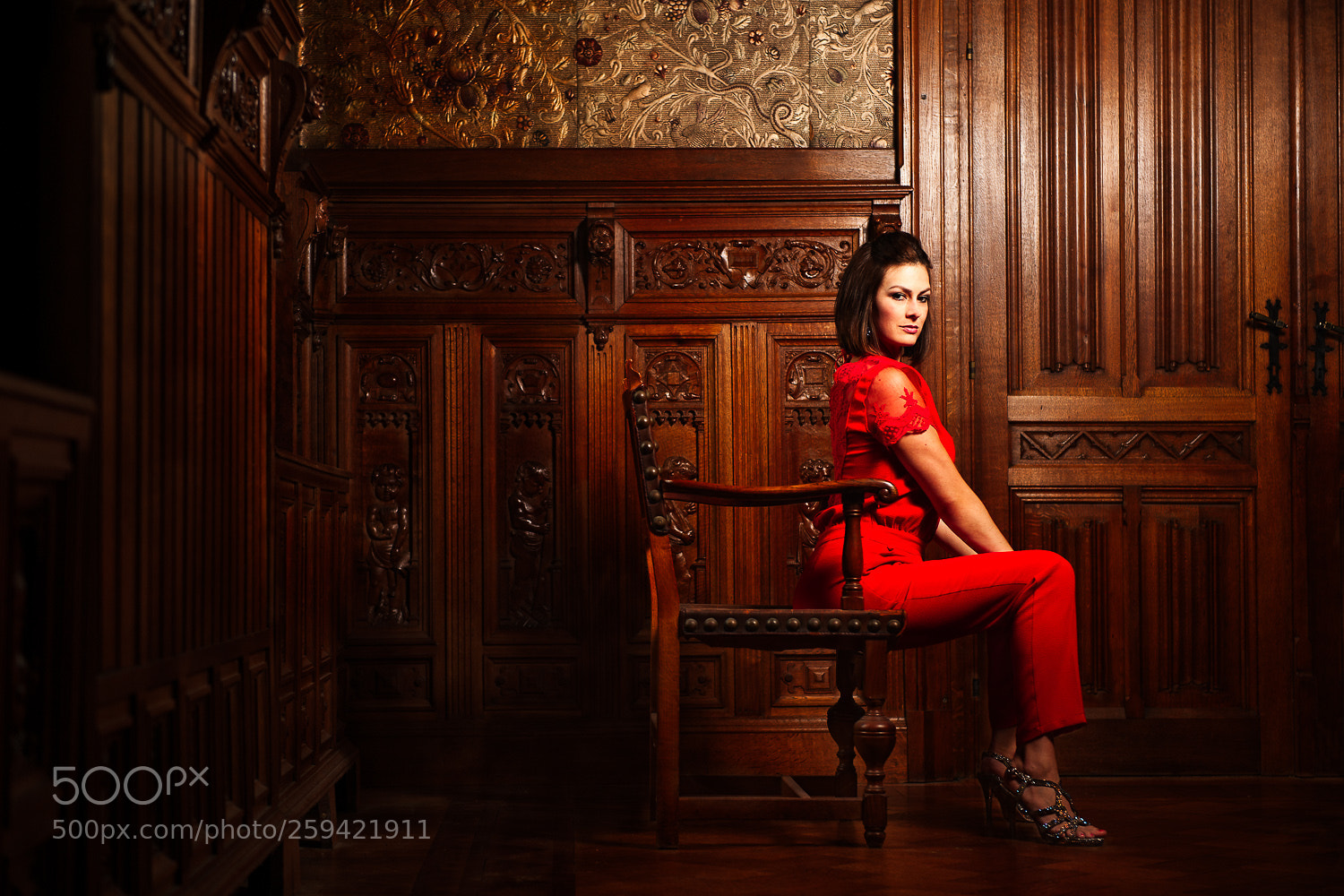 Nikon D700 sample photo. Lady in red photography