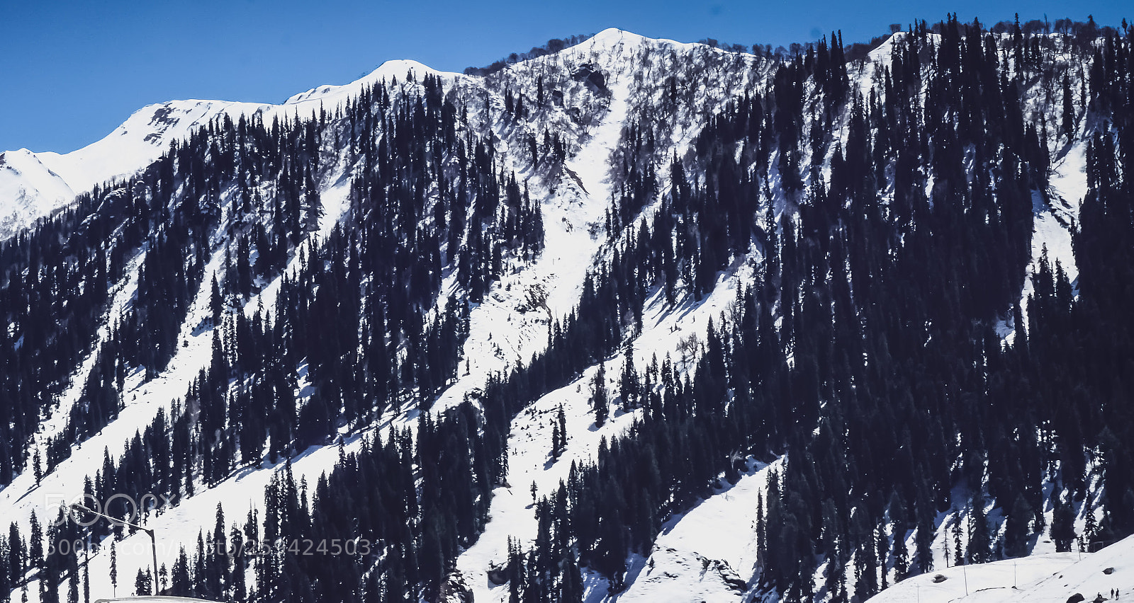 Sony a6000 sample photo. Snowy mountain photography