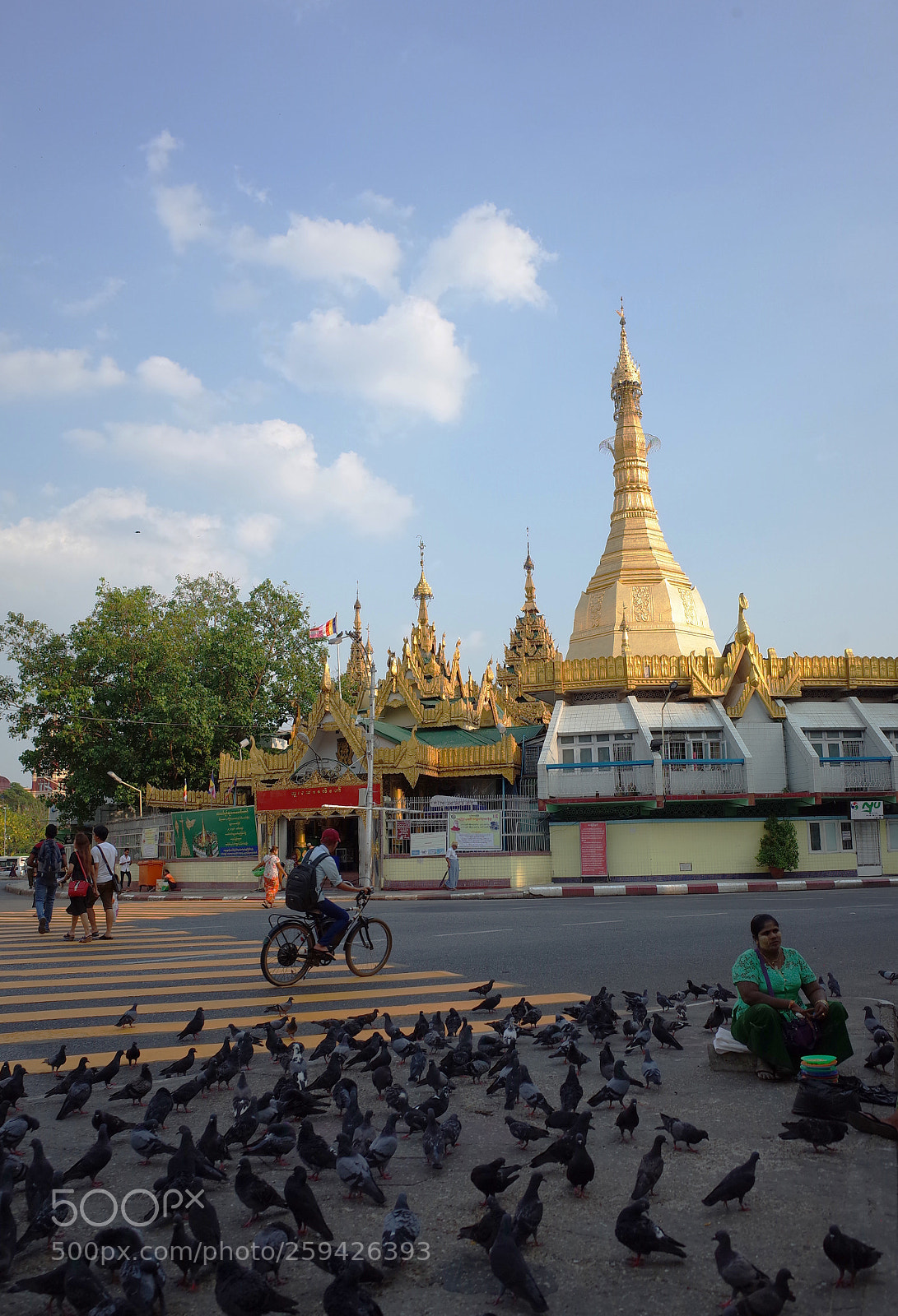 Ricoh GR II sample photo. Budda temple in yangon photography