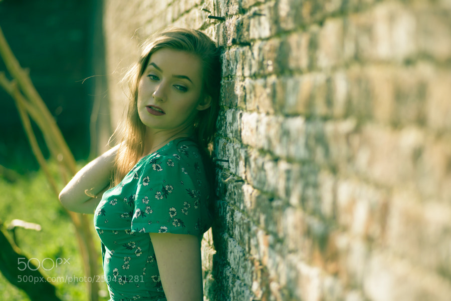 Nikon D750 sample photo. Alice at the wall photography