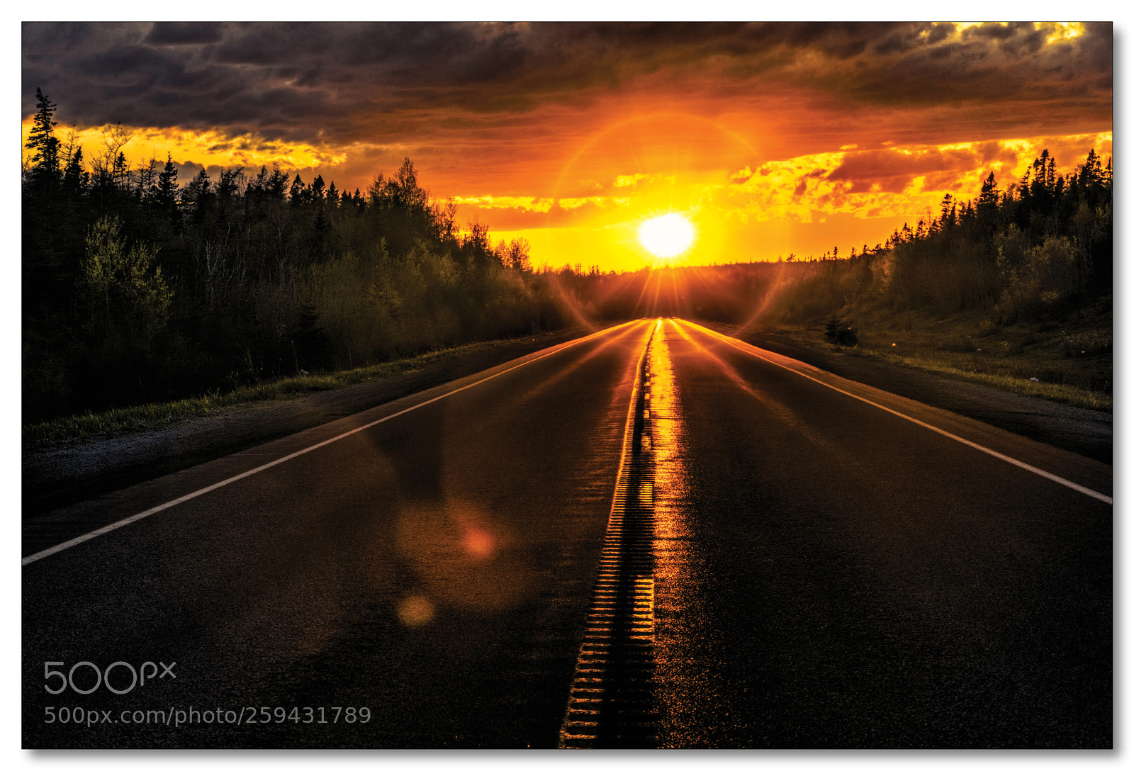 Nikon D7100 sample photo. Highway to the sun photography