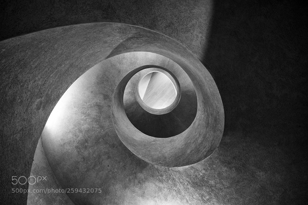 Nikon D700 sample photo. Spiral staircase photography