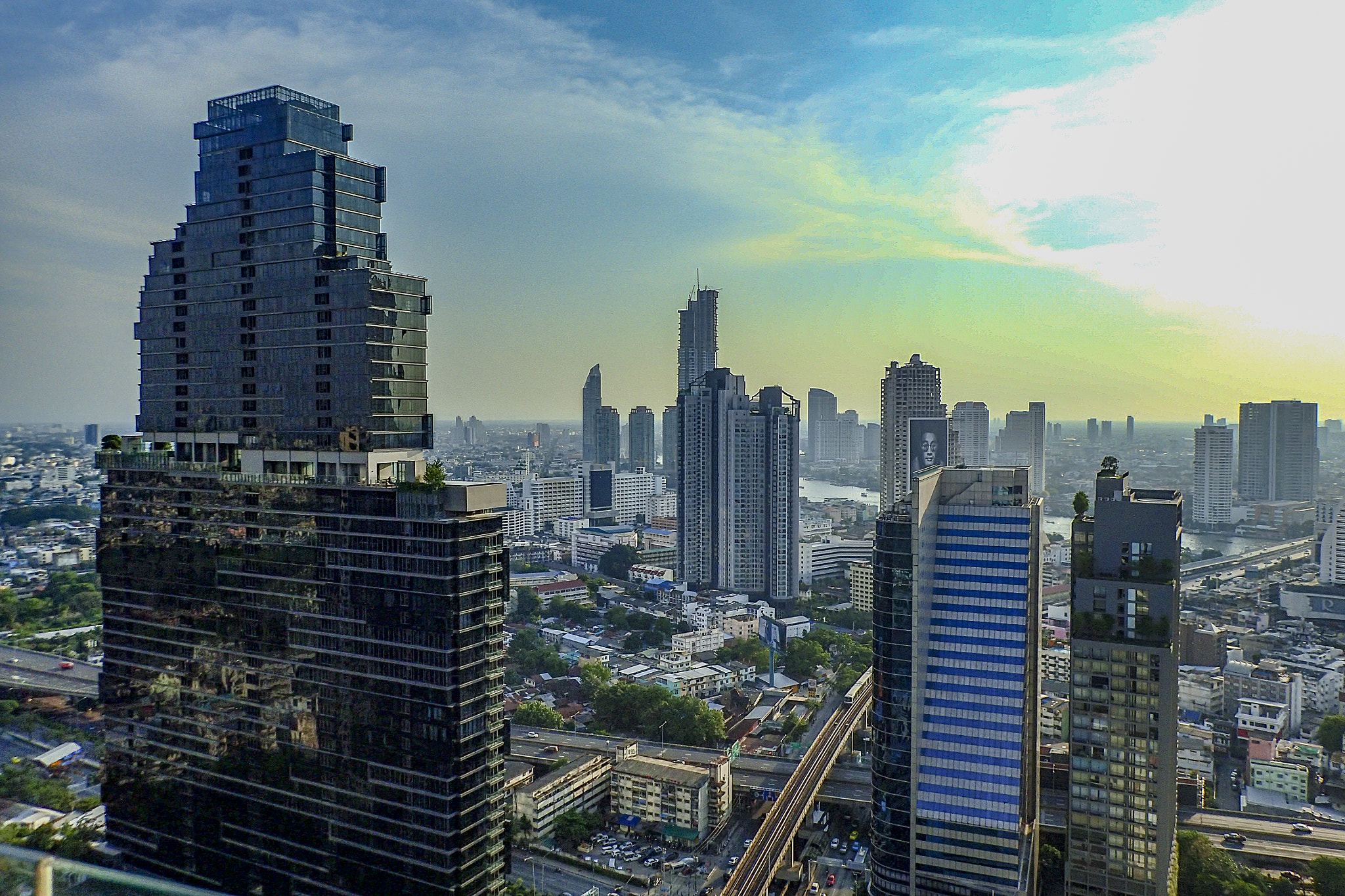 Olympus TG-4 sample photo. Bangkok afternoon sky photography
