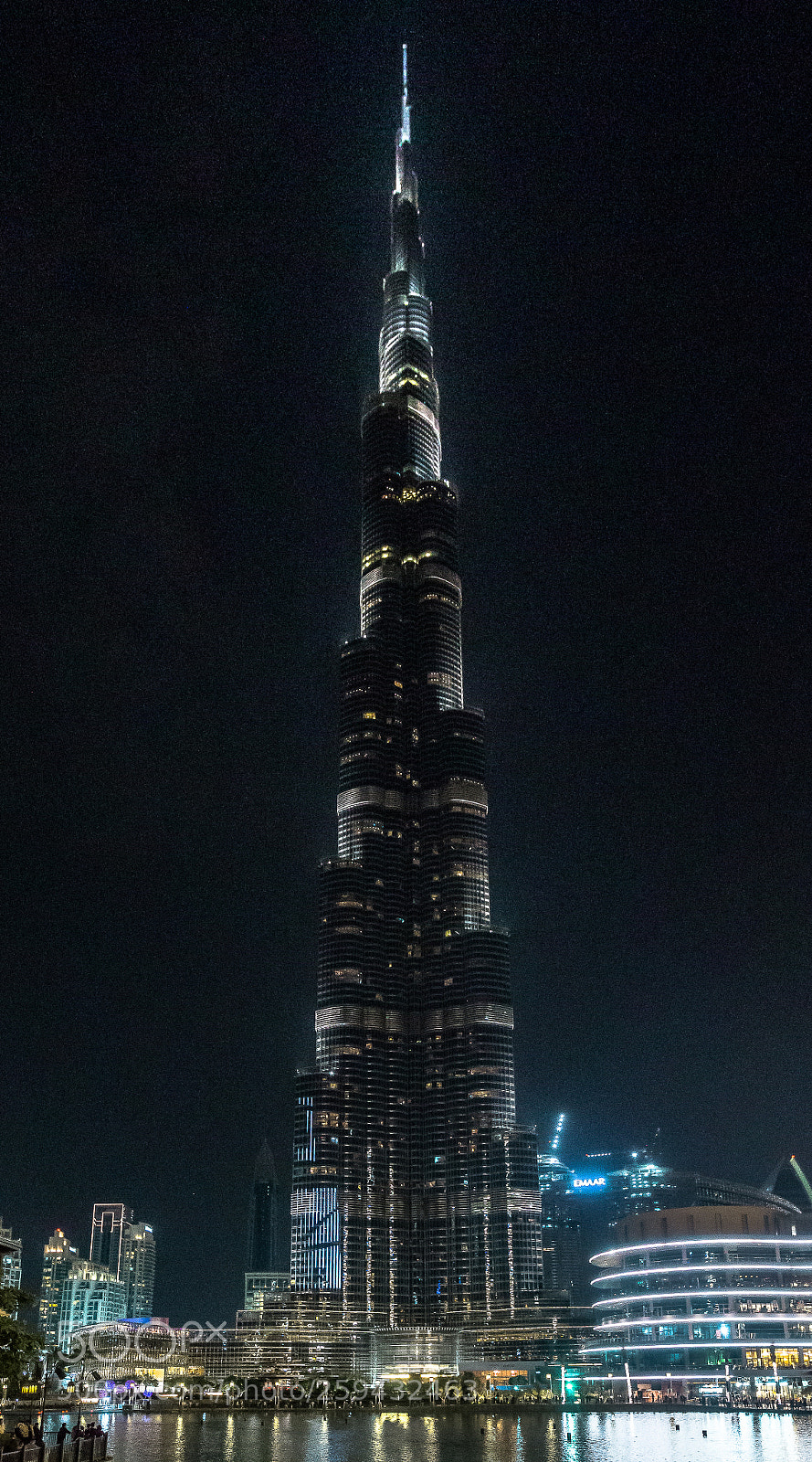 Canon EOS-1D X sample photo. برج خليفة burj khalifa night photography