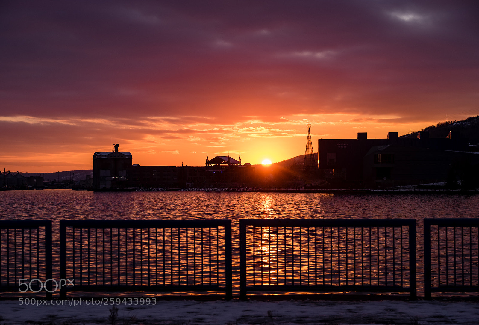 Fujifilm X-T1 sample photo. Duluth sunset photography
