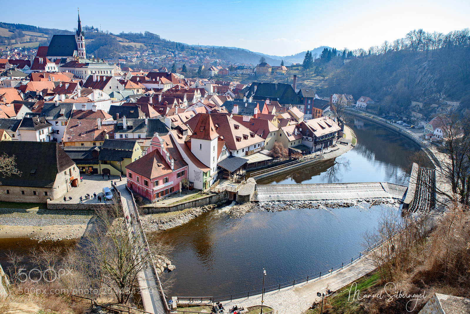 Nikon D750 sample photo. Cesky krumlov from above photography