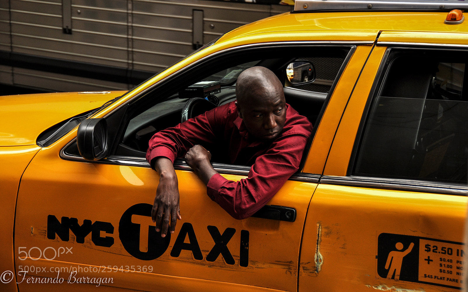 Nikon D90 sample photo. Taxi driver photography