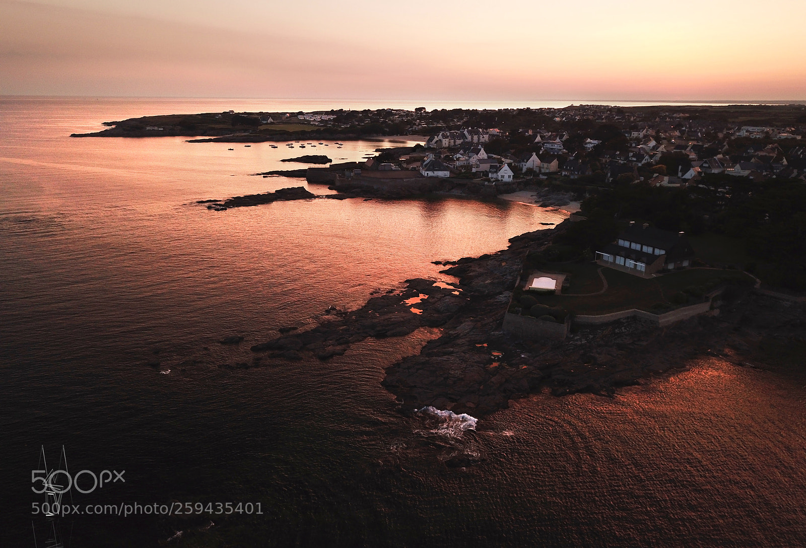 DJI FC220 sample photo. Kerbiscart  d'en haut photography