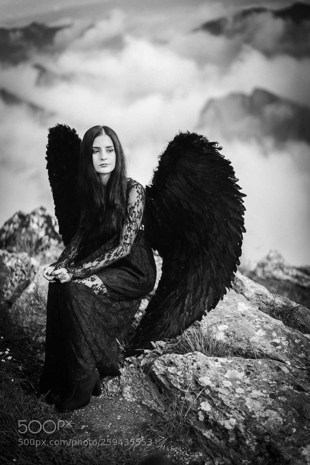 Sony a7 II sample photo. Sad angel photography