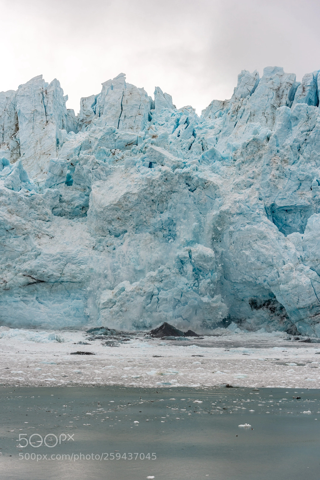 Nikon D600 sample photo. Margerie glacier calving photography