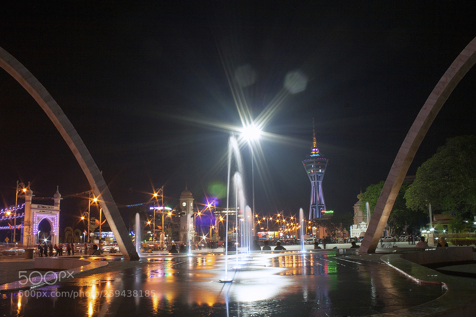 Canon EOS 400D (EOS Digital Rebel XTi / EOS Kiss Digital X) sample photo. Alor setar at nite photography