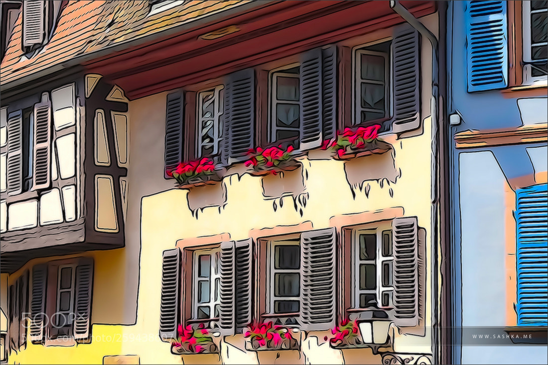 Sony DSC-HX60 sample photo. Traditional old french city photography