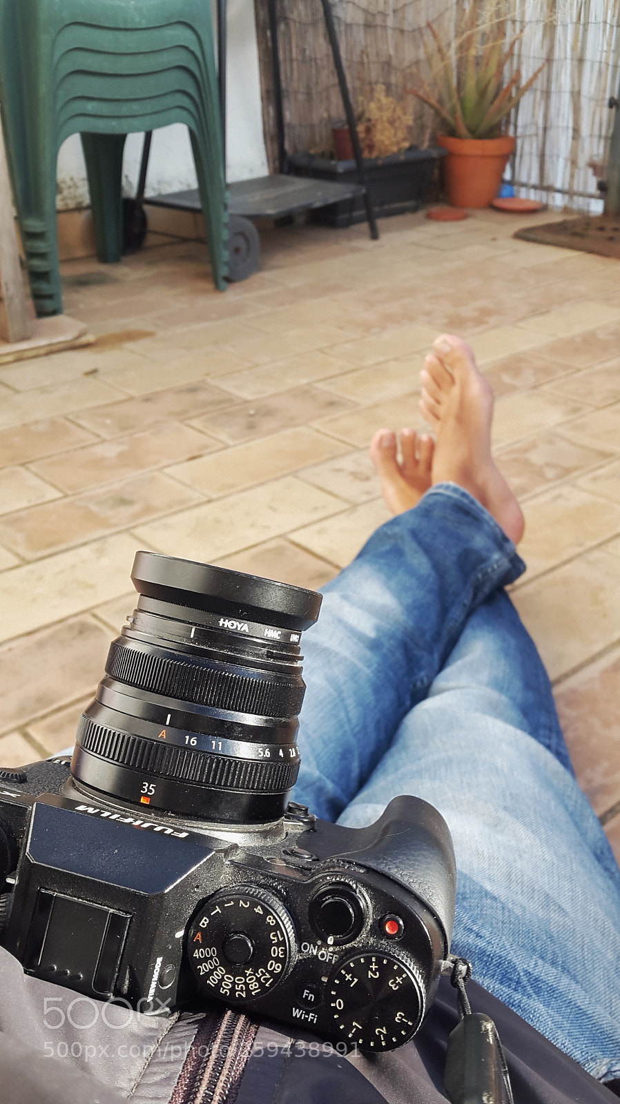Samsung Galaxy Alpha sample photo. On the terrace of photography