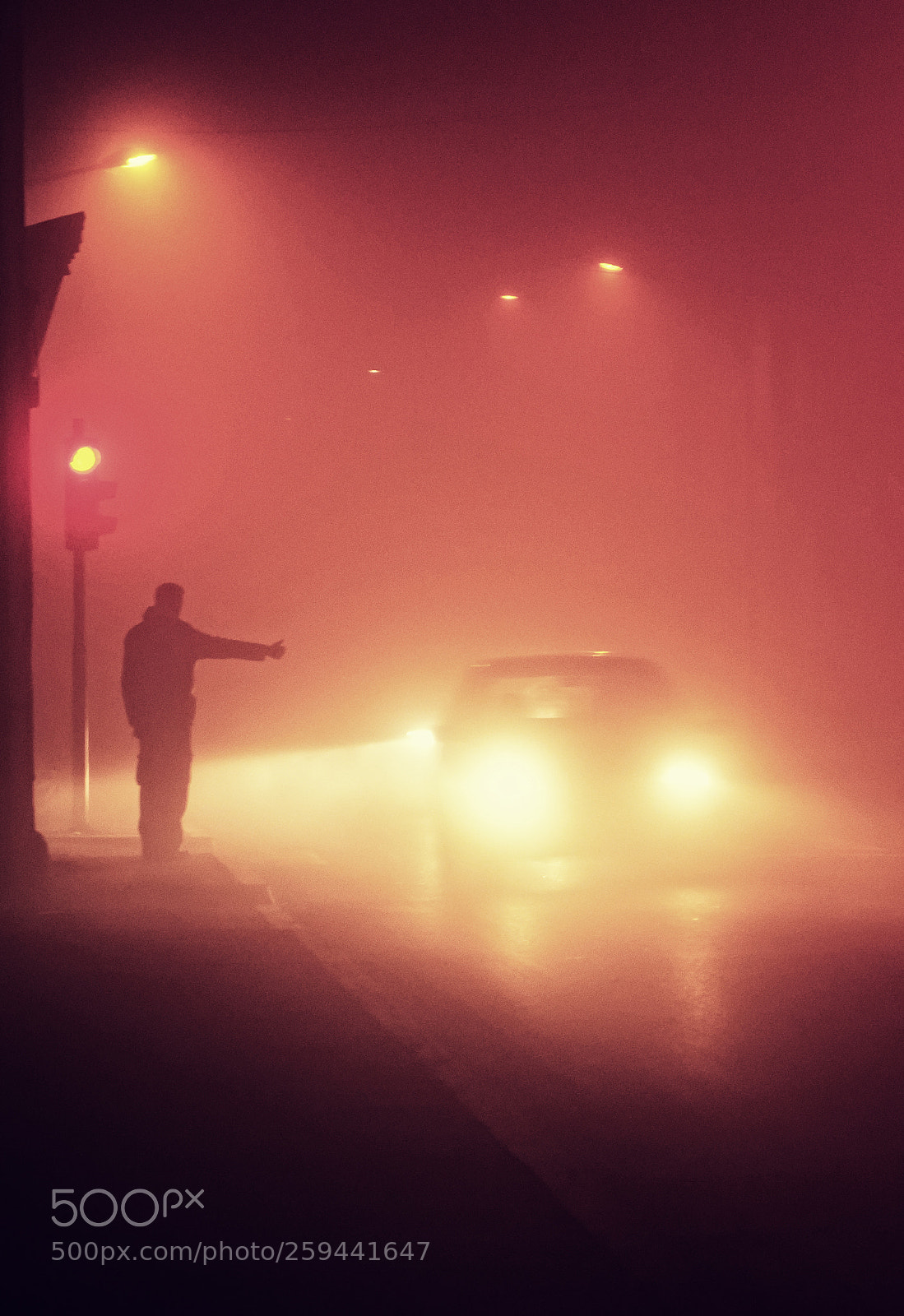 Nikon D5000 sample photo. Hitchhiker photography