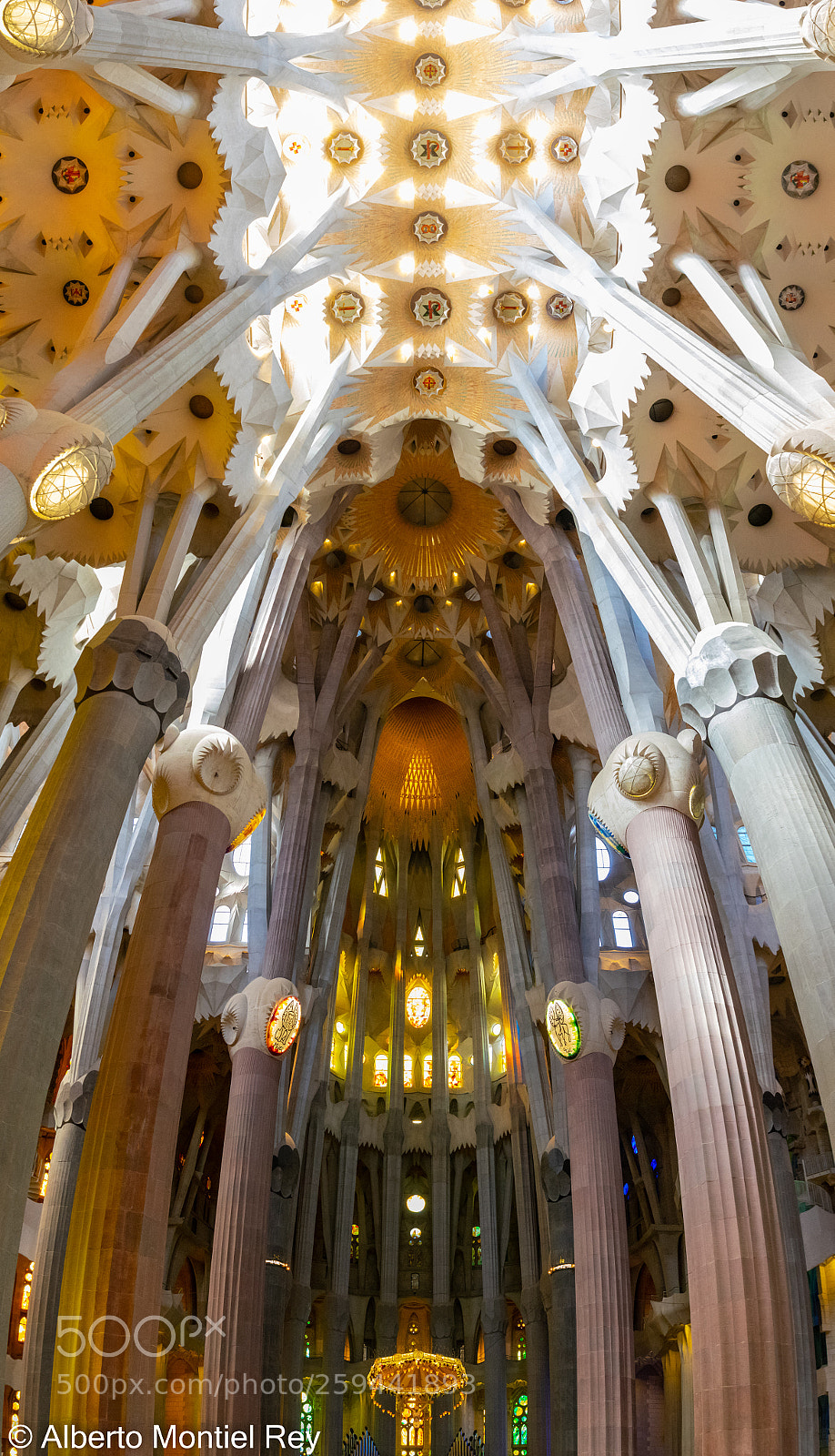 Pentax K-3 II sample photo. Interior sagrada familia photography