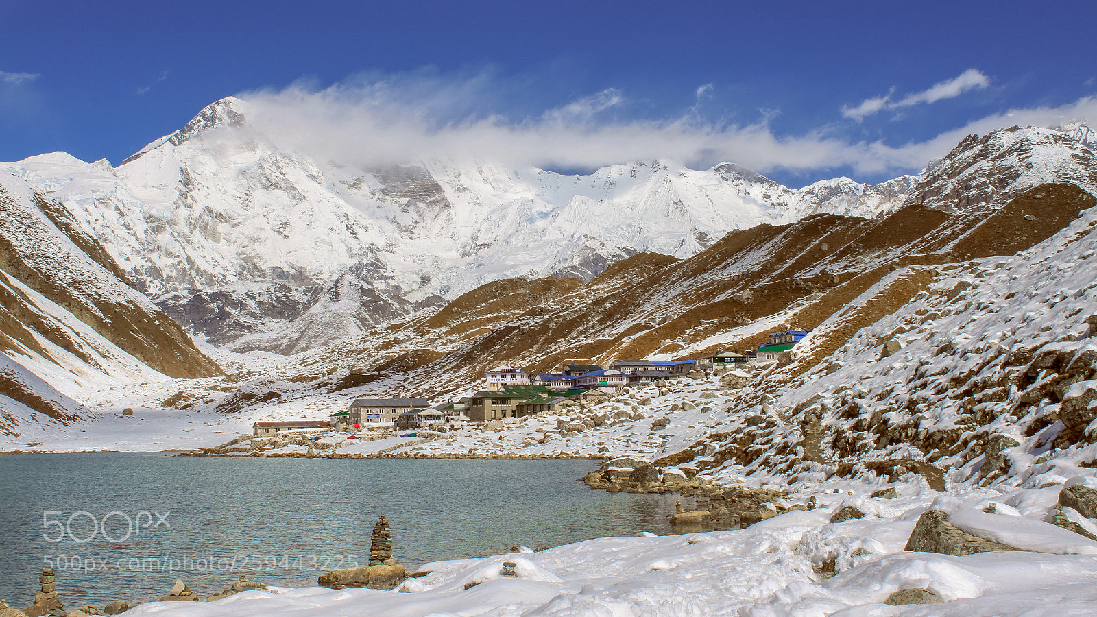 Canon EOS 500D (EOS Rebel T1i / EOS Kiss X3) sample photo. High altitude lake at photography