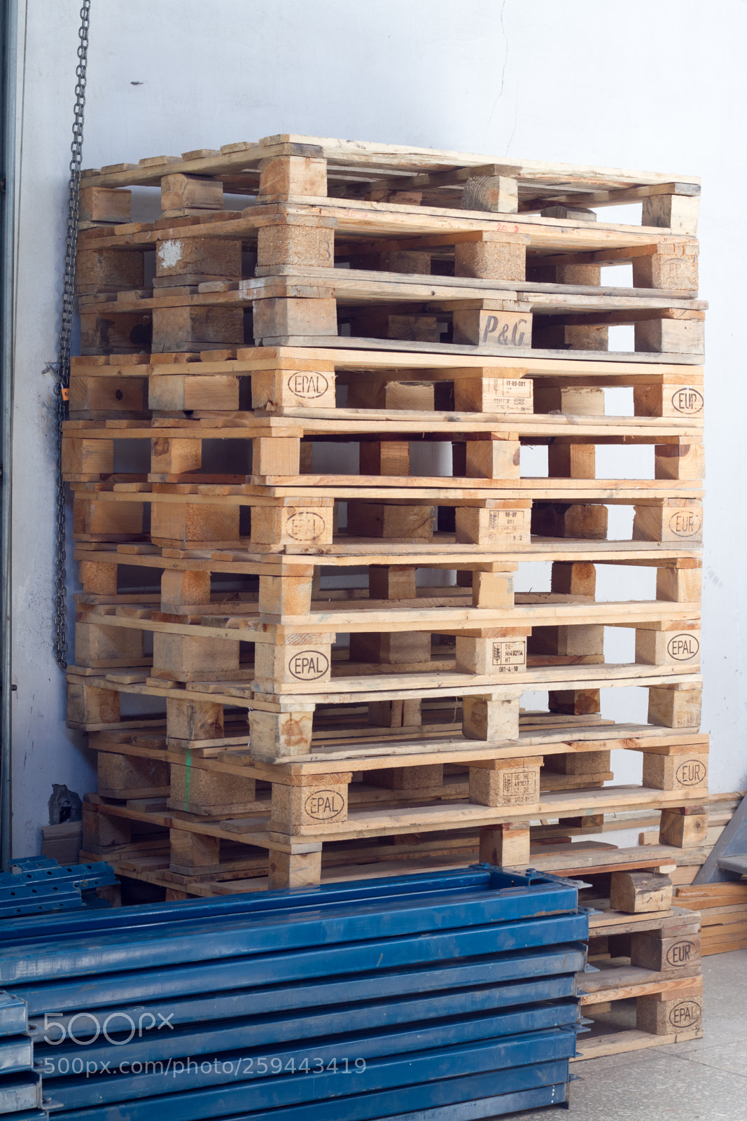 Canon EOS 7D sample photo. Stacks of wooden pallets photography