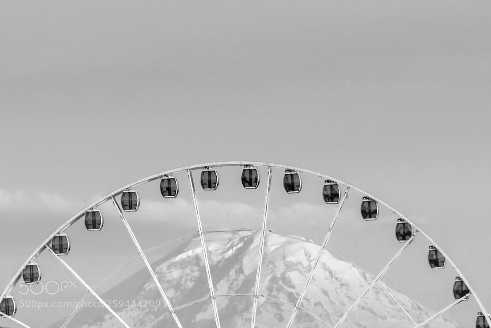 Nikon D750 sample photo. Mount rainier framed photography