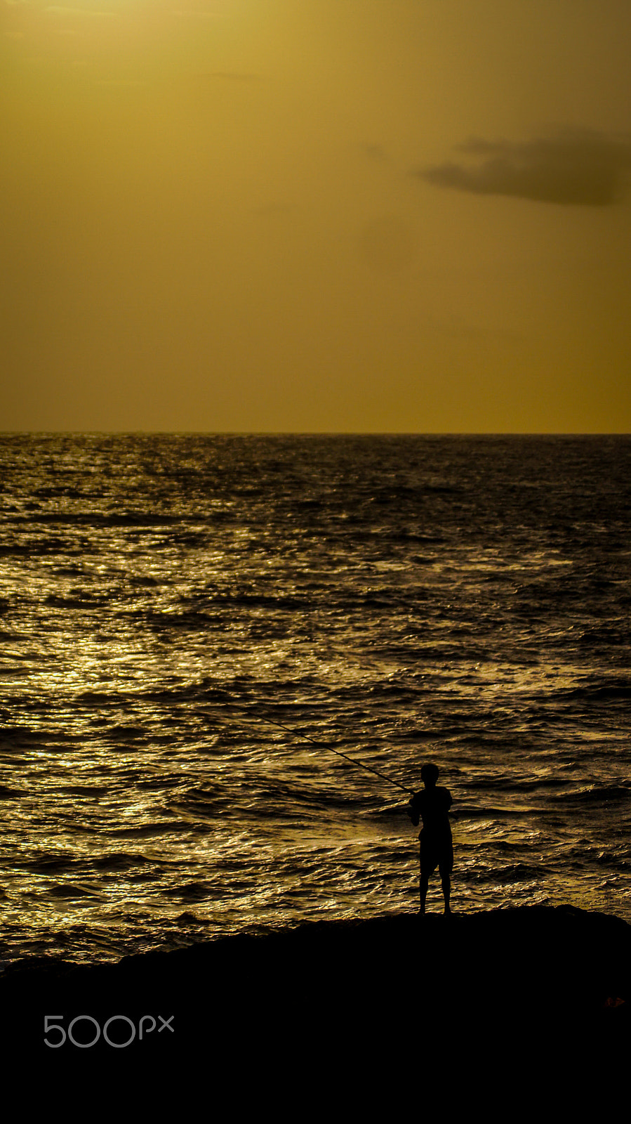 Sony SLT-A35 sample photo. Sunset fishing photography