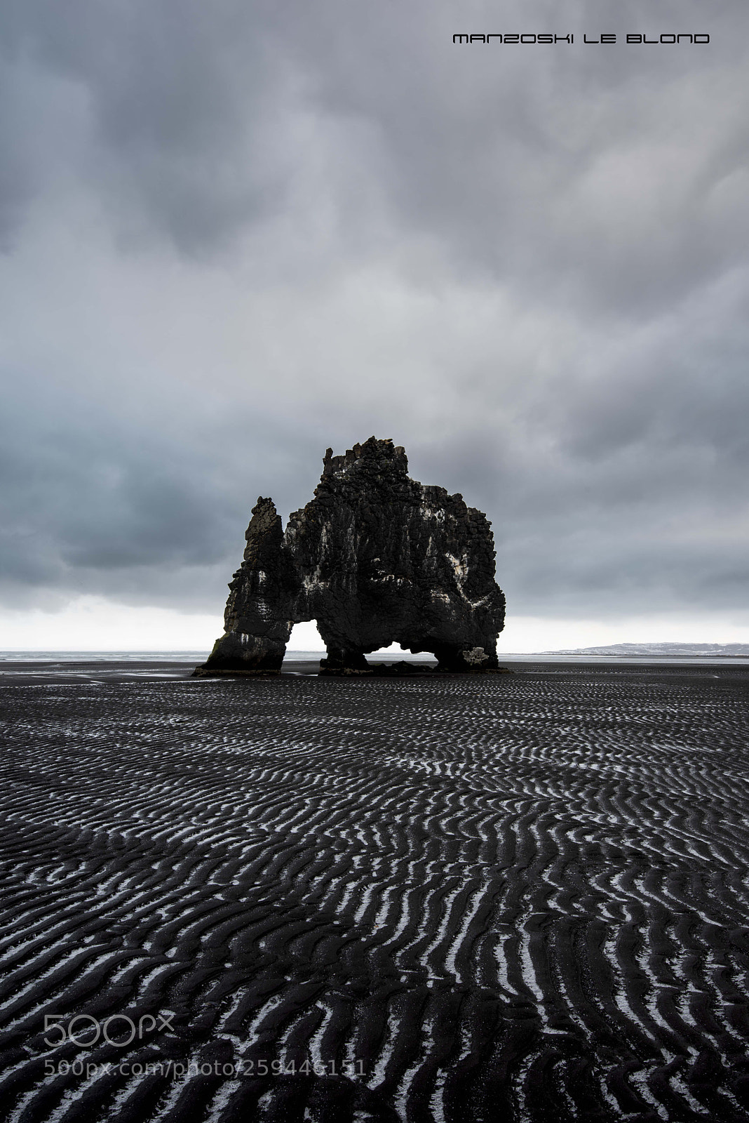 Nikon D810 sample photo. Hvítserkur photography