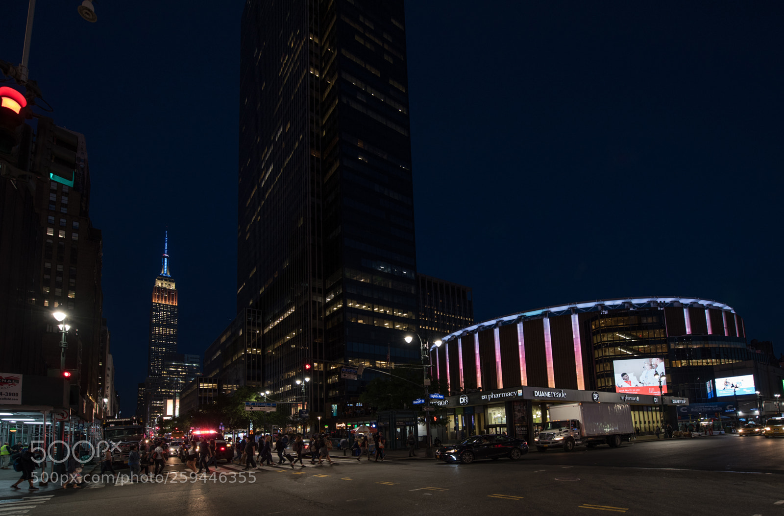 Nikon D750 sample photo. Empire in red, white photography