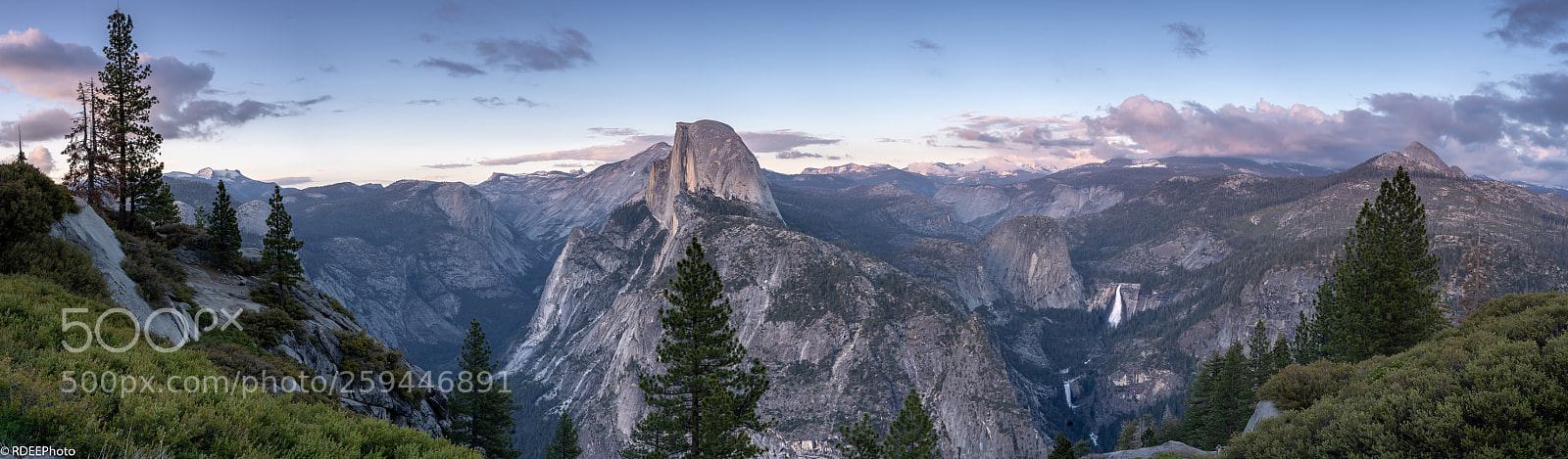 Sony a7 III sample photo. Glacier point panorama photography