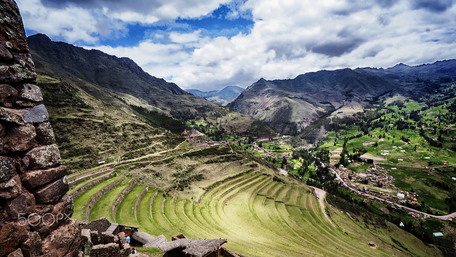 Sony a7S II sample photo. Sacred valley in peru surrounded by mountains photography