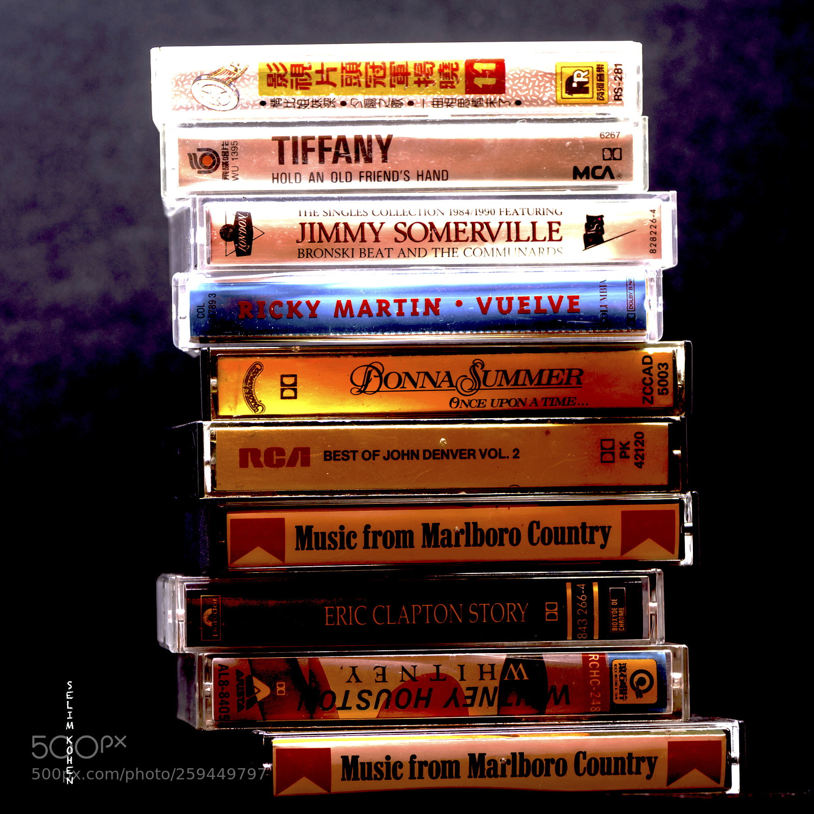 Nikon D810 sample photo. Cassettes photography