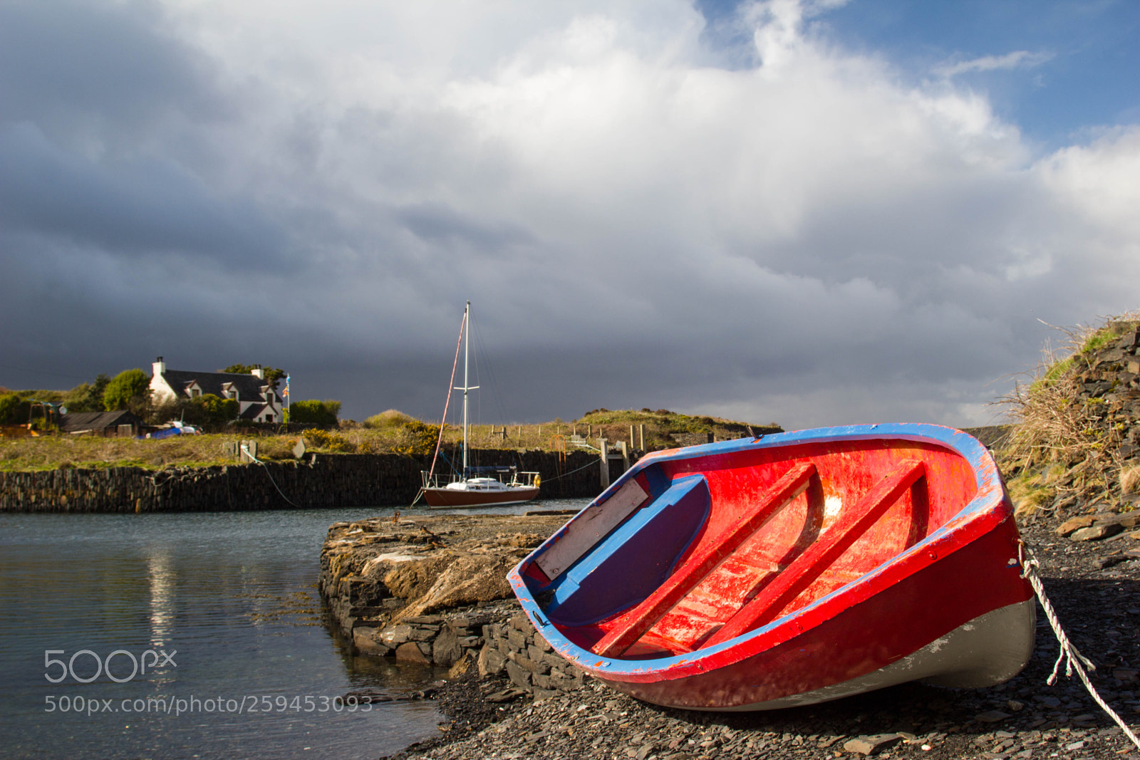 Canon EOS 550D (EOS Rebel T2i / EOS Kiss X4) sample photo. Rowing boat, easdale photography