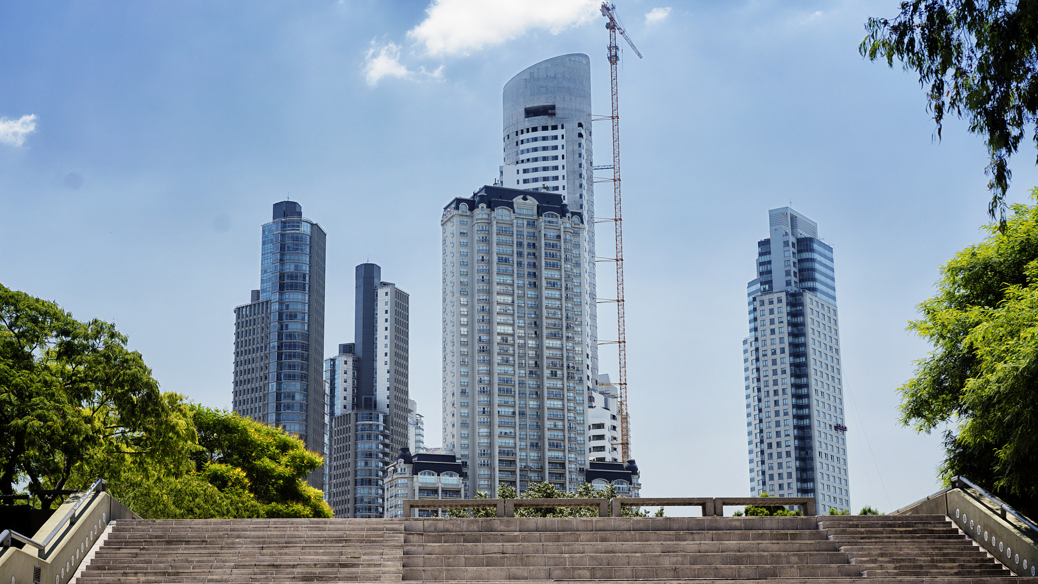 Sony a7S II sample photo. Business skyscrapers in buenos aires, argentina photography