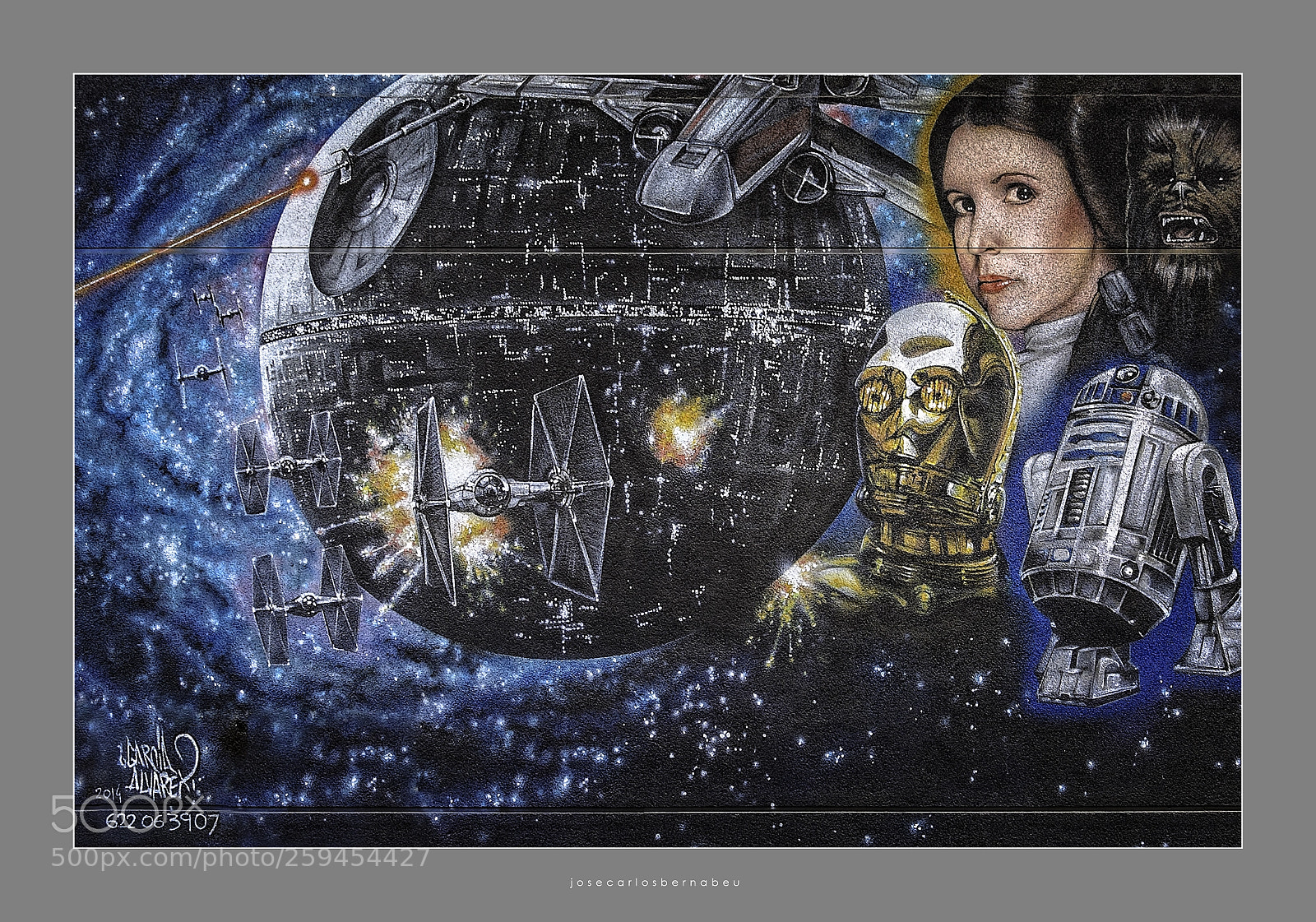Nikon D5100 sample photo. Graffiti "star wars" photography