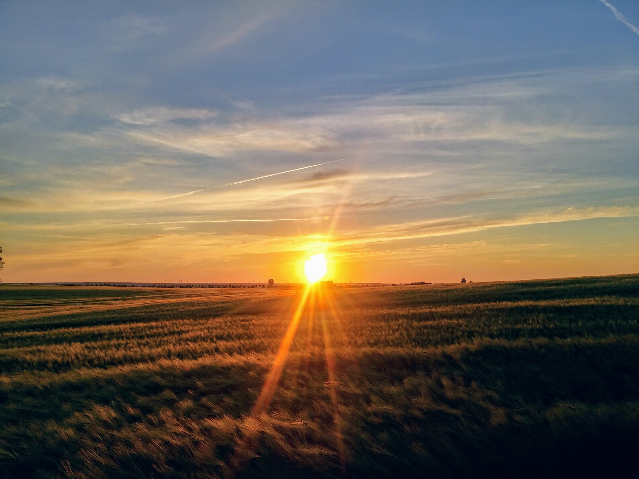 LG G3 sample photo. Sunset near prenzlau photography