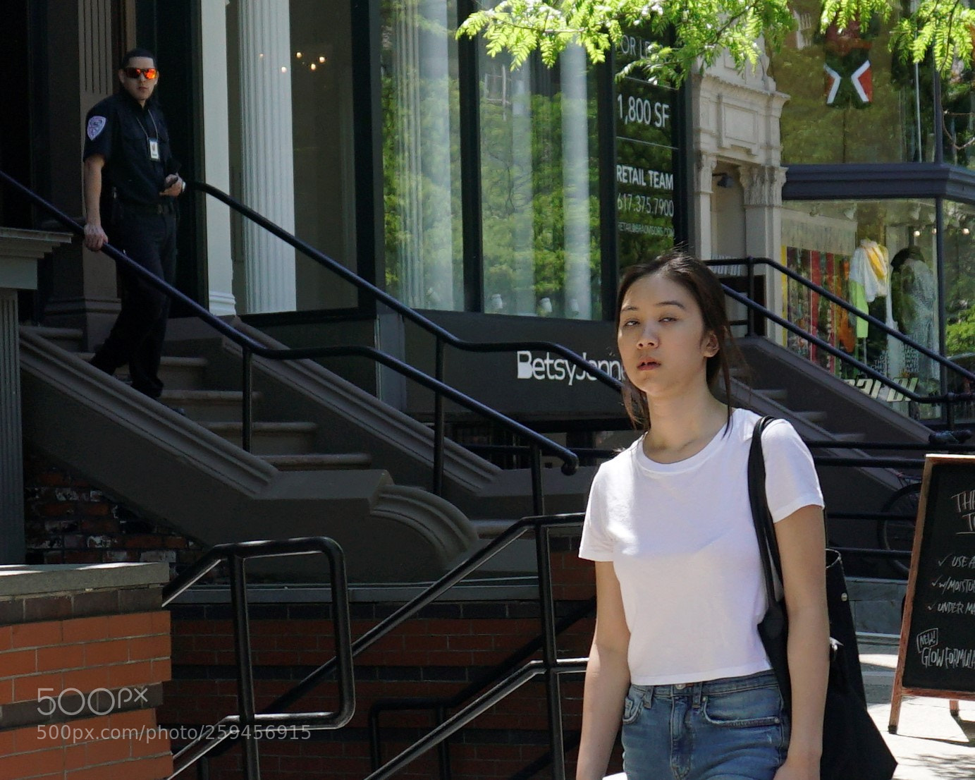 Sony a6500 sample photo. He is watching her photography
