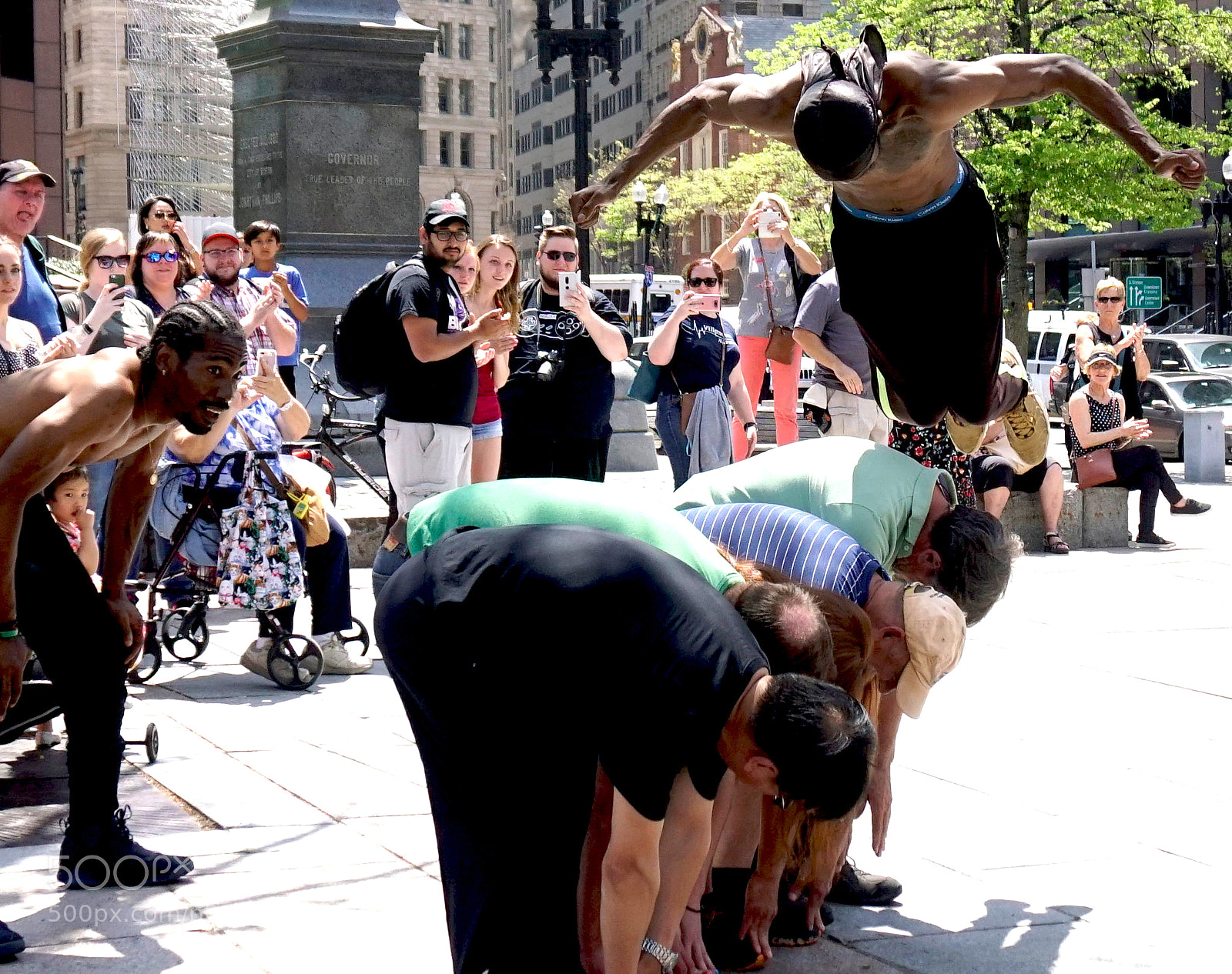 Sony a6500 sample photo. Jumping over five people photography