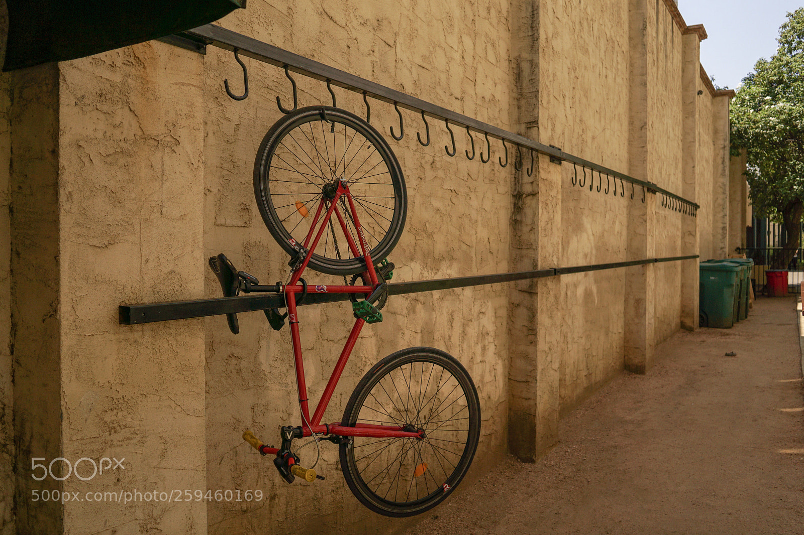 Sony a6000 sample photo. Bike rack photography