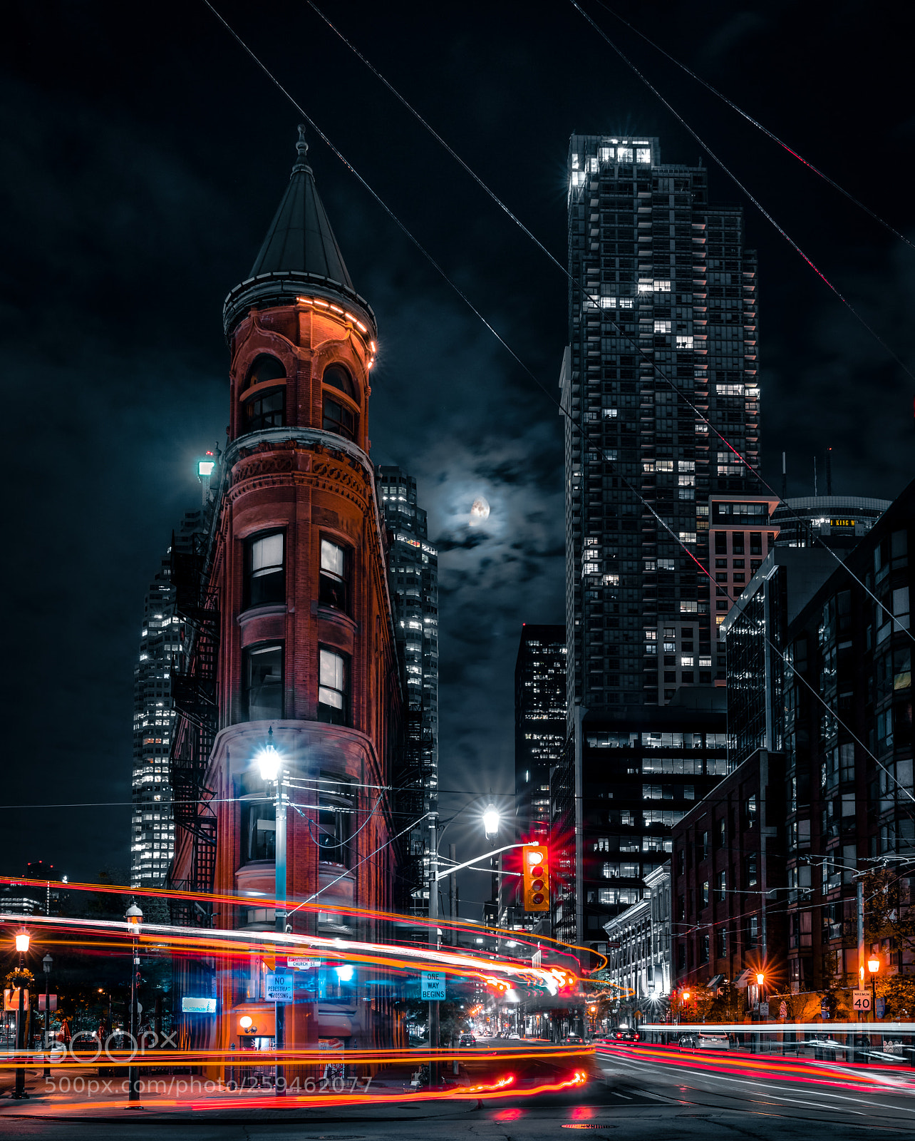 Sony a7R III sample photo. Flatiron building long exposure photography
