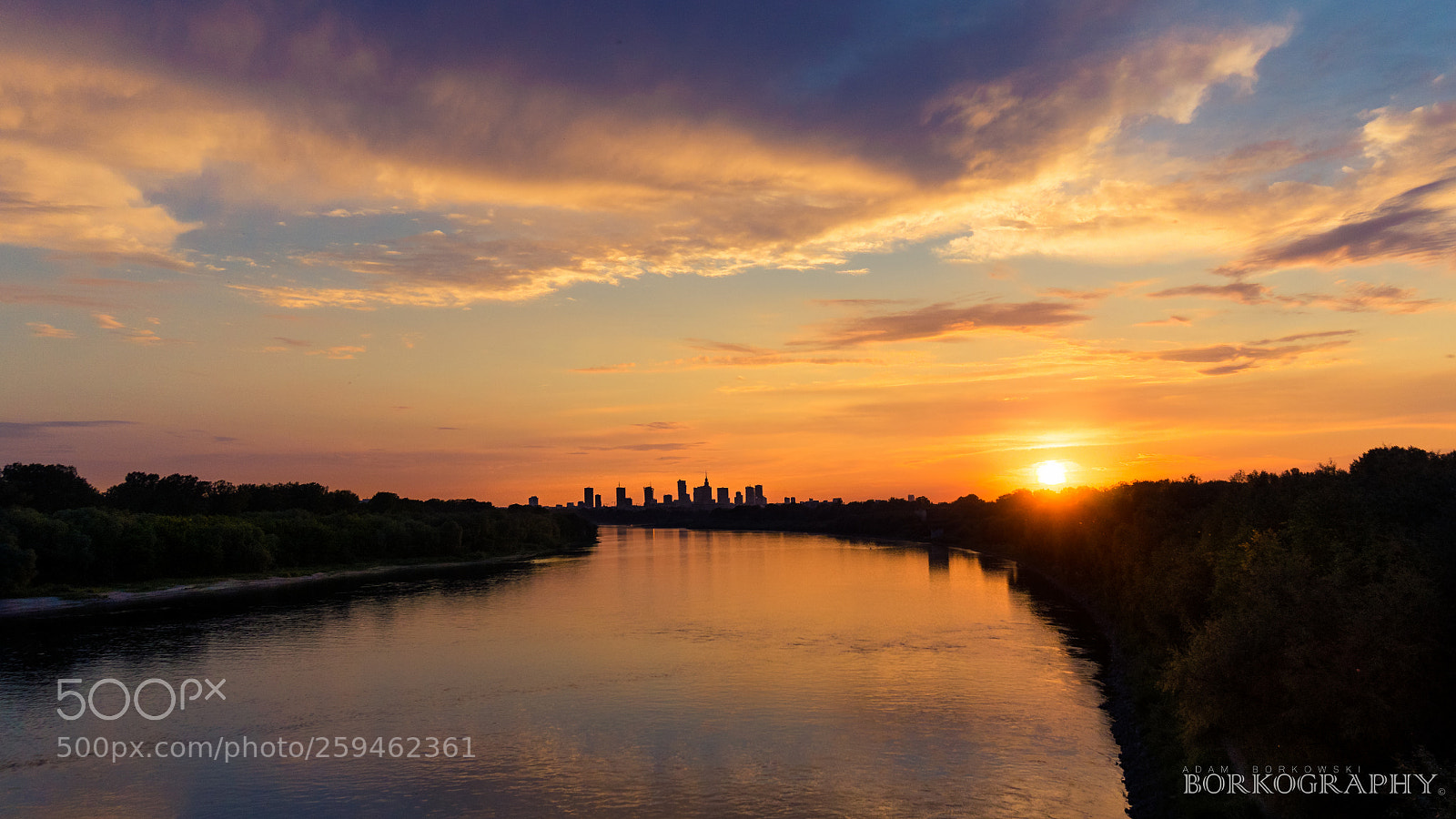 Sony a6000 sample photo. Warsaw's sunset photography