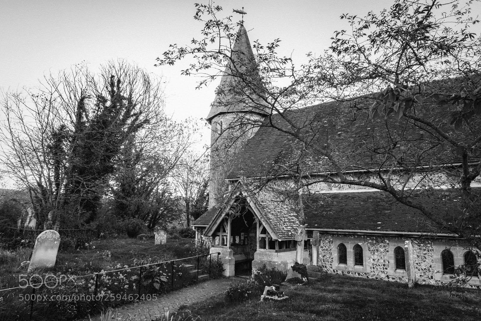 Nikon D5300 sample photo. Piddinghoe church photography