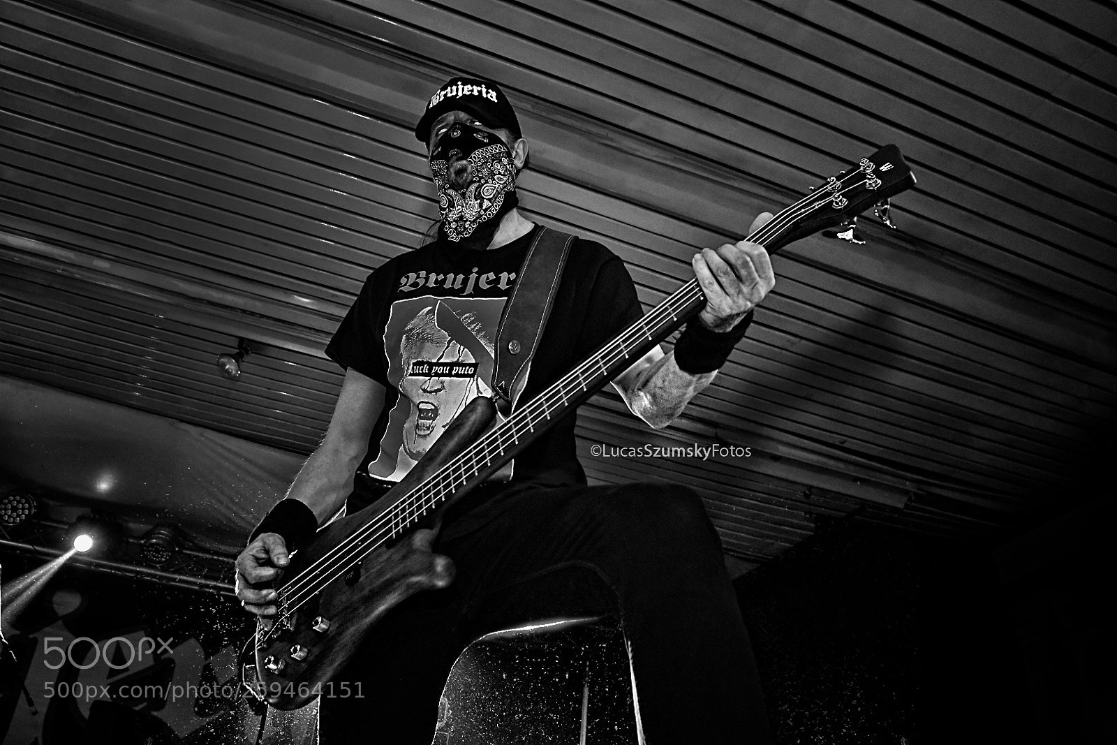 Nikon D750 sample photo. Bassist of brujeria band. photography