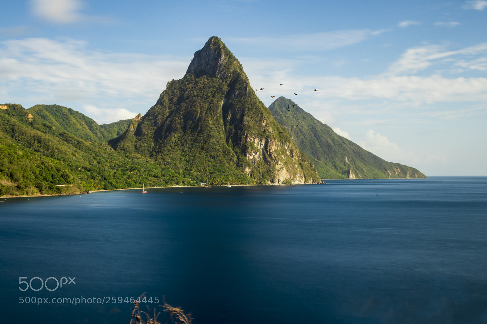 Canon EOS 80D sample photo. St lucia pitons photography